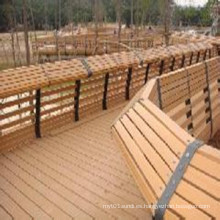 Material decorativo del jardín WPC Decking con bajo costo